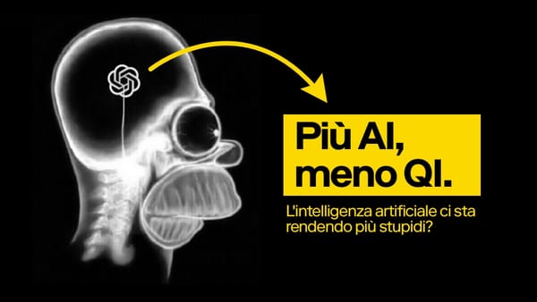 Your Brain on ChatGPT: L'intelligenza Artificiale ci sta rendendo più stupidi?